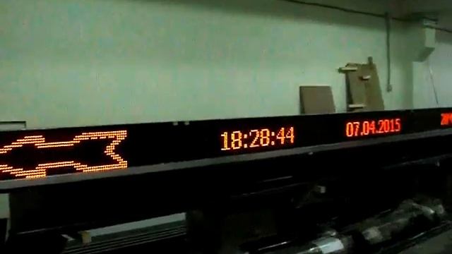 Табло бегущая строка светодиодная. Фабрика Диодов. смотреть онлайн