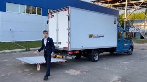 Газель Некст Фермер. Изотермический фургон с гидробортом