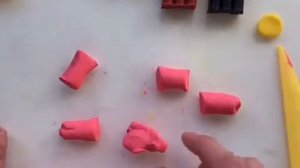 Цветок в горшке. Лепка из пластилина