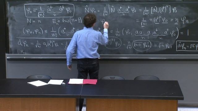 Creation and annihilation operators acting on energy eigenstates смотреть онлайн