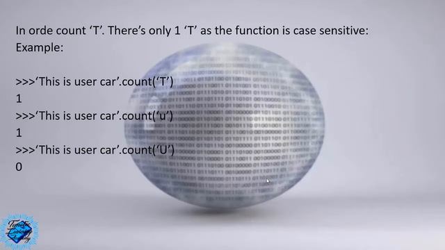 Lesson 10: String Count function in Python - Master Python from scratch for beginners