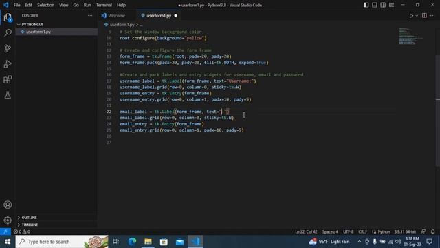 How to Create Your First Python GUI with VS Code | Python GUI Tutorial Using Tkinter