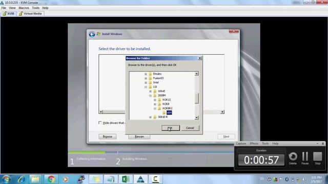 UCS C220 load RAID Card Driver when installing Windows server 2008