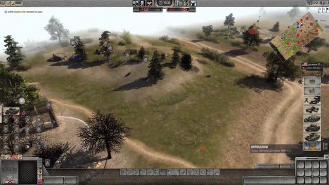 ЛИНИЯ ФРОНТА против Насти 3 v 3 Men of War assault squad 2 **USA** Ostfrontveteranen DLC#265 смотреть онлайн