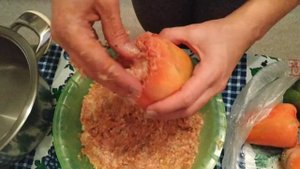 Вкуснейшее летнее блюдо зимой. Фаршированный замороженный перец. Простой рецепт. Ароматные перцы.