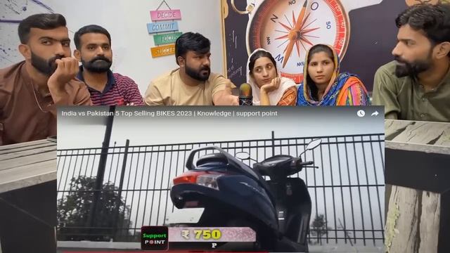 Reaction On India vs Pakistan 05 Top Selling BIKES 2023 | Knowledge | support point. смотреть онлайн