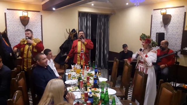 Братья Трояны и Татьяна Лютикова. Банкет. Краснодар
