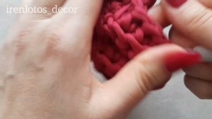 Мечта многих Подвесная корзина Ракушка из трикотажной пряжи