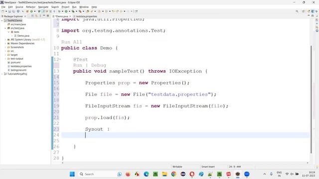 How To Read Data From Properties File In Selenium (Selenium Interview Question #464)
