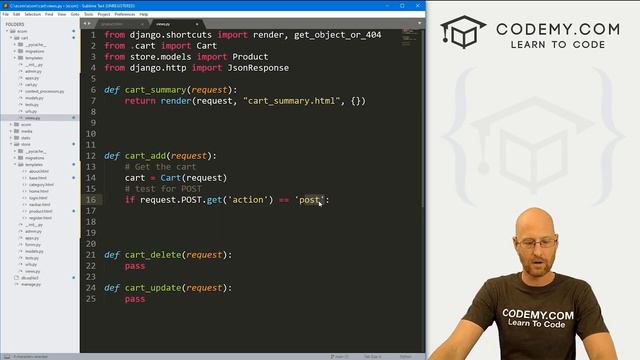 13. Add Product To Cart - Django Wednesdays ECommerce 13 смотреть онлайн