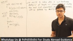 P and DS | Recursion | GATE 2001 question on recursion | Ravindrababu Ravula | Free GATE CS Classes