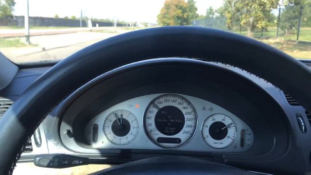 W211 E320CDI Acceleration chip tuning смотреть онлайн