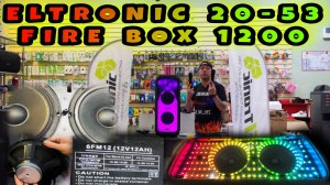 Дождались! Новинка ELTRONIC 20-53 FIRE BOX 1200 Разбор, обзор, тест на треках Газманова и KDRR