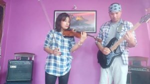 Scorpions' Still loving you Instrumental cover  Violin: Sunee Singh Guitar: Shyam Maharjan (sam)