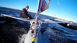 Тримаран trimaran парусный разборный надувной.С.Петербург.