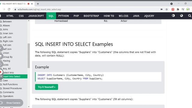 SQL Tutorial For Beginners | W3schools | W3Schools SQL