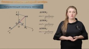 Действия над векторами в координатах. Векторная алгебра