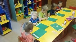 Открытое занятие в саду "Островок" в яслях