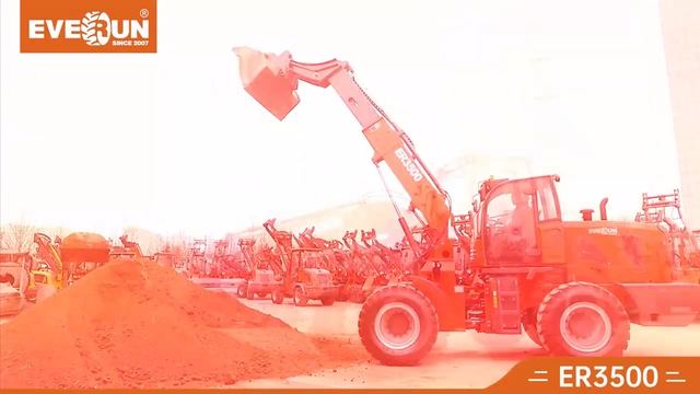 Фронтальный телескопический погрузчик EVERUN ER3500