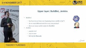 [ENG] Timofey Turenko: "Build and test infrastructure as code"