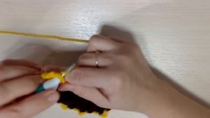 Мастер-класс/вязание крючком/Прихватка подсолнух