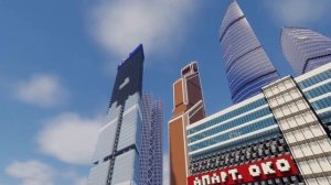 Moscow City International Business Center In Minecraft