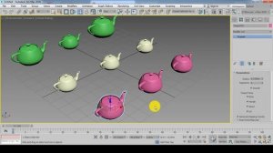 3Ds Max для начинающих. Урок - 7. Копирование и зеркальное отражение объектов.