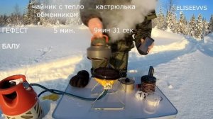 обогрев палатки зимой, что выбрать гефест турист или  ик обогреватель баллу, тест алюминиевой посуд