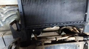 начал ремонт т 150к , замена радиатора и всего по немного