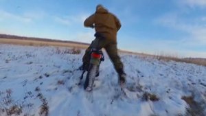 Электровелосипед Volteco Cyber - тест драйв фэтбайка зимой