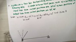 Three position synthesis of four bar chain mechanism by using inversion method