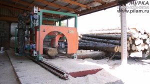 2х Дисковая пилорама угловая качество и точность распила pilam.ru 2x circular sawmill angular