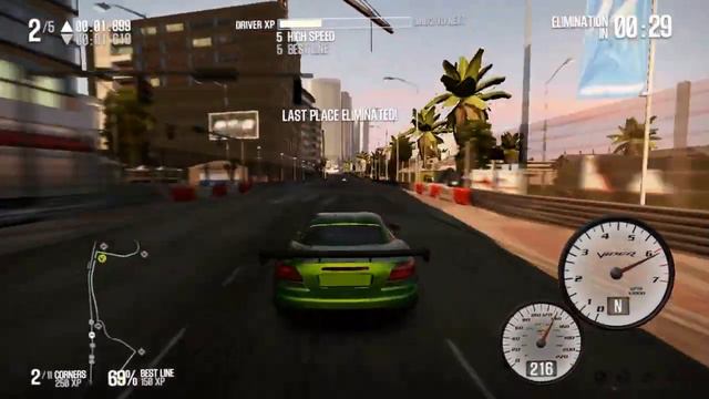 Need For Speed SHIFT 2 Unleashed : DODGE VIPER SRT10 - Eliminator Stay out of last смотреть онлайн