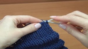 Супер стильно, просто и быстро. Шапка спицами Урок 256