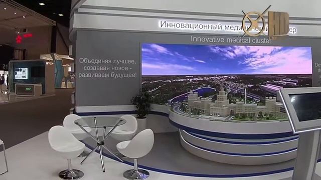 Видеоэкран для стенда на «Международном Экономическом форуме»|HD LED TECH