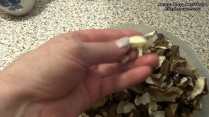Сушеные грибы (белые грибы и польские грибы)