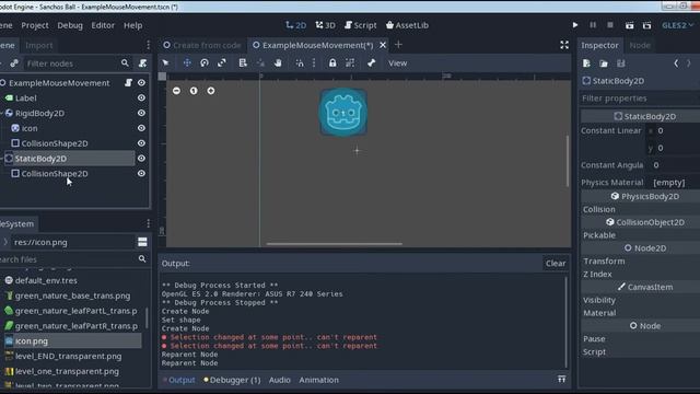 Ball game tutorial part I [Godot Tutorials]