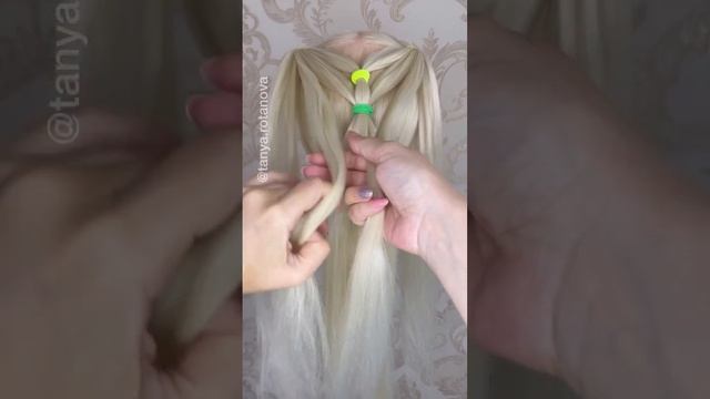 Красивая Прическа для девочек ? в школу | Beautiful hairstyle to school