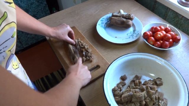 Салат из Баклажанов. Салат с Печеными Баклажанами