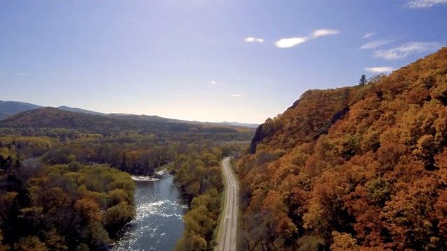 Осенняя дорога в Приморском крае