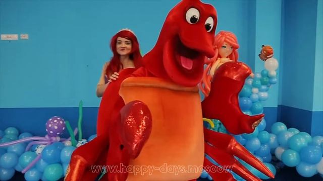 Детский праздник с аниматорами "Русалочка Ариэль" смотреть онлайн