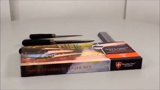 Royalty Line 3pcs Titanium Knife Set Paris RL TR3 смотреть онлайн