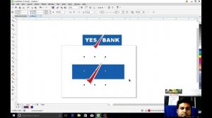 How to Create Yes Bank Logo in Coreldraw l  Coreldraw me yes Bank ka Logo Design kaise banaye??♥️?