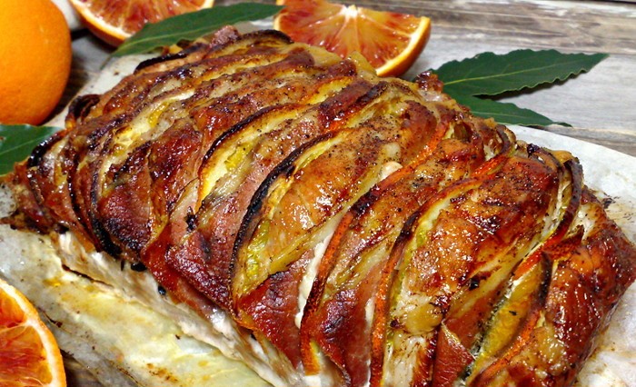 Запекаем Мясо_Как вкусно запечь мясо в духовке_Свинина с апельсинами на Новый год
