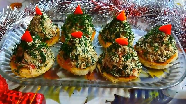ЗАКУСОЧНЫЕ БУТЕРБРОДЫ ДЛЯ НОВОГОДНЕГО СТОЛА ,КРАСИВЫЕ, ПРОСТЫЕ И БЫСТРЫЕ В ПРИГОТОВЛЕНИИ