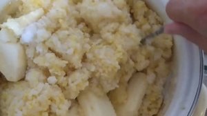 Каша тыквенно-рисовая с изюмом.
