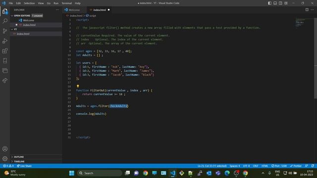 JavaScript filter method | JavaScript filter array of objects example
