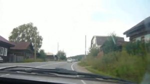 Деревня Половинка дорога на Оленьи Ручьи Нижние Серьги Polovinka Village Deer Streams Lower Sergy