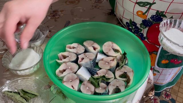 25-03-2023 СКУМБРИЯ СОЛЕНАЯ! Быстрый способ засолки скумбрии!