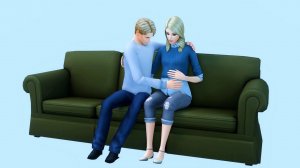 Animation Pack #168 - stroking the belly | Анимации Симс 4 - гладят живот (Download)